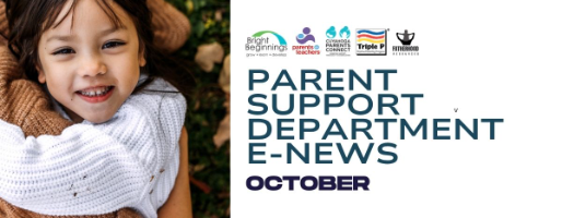 Latest E-News: October Parent Support Newsletter