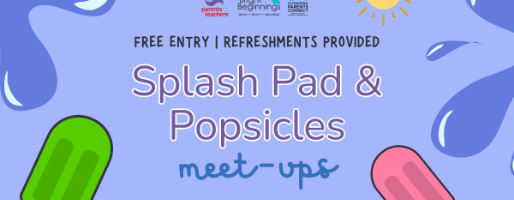 You're Invited: Free Splash Pad & Popsicles Meet-Ups